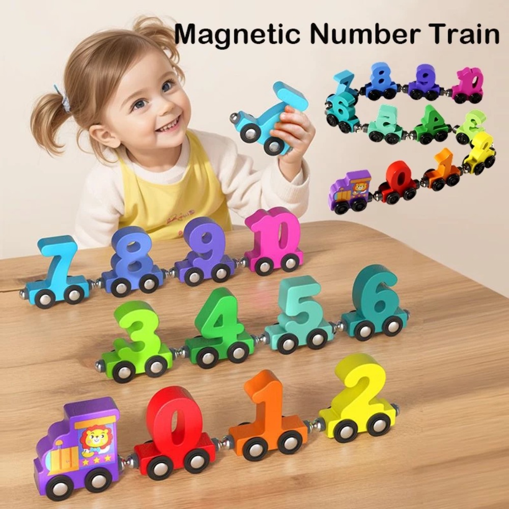 Kids Education Number - 1 juego de juguetes de tren