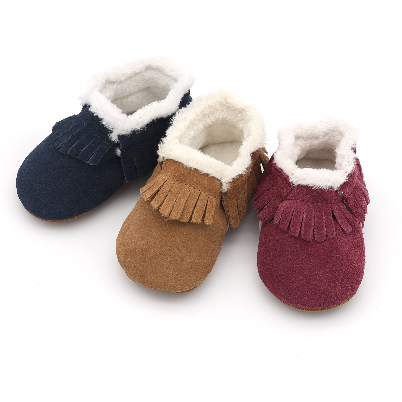 Kids First Education - Zapatos de cuna informales de cuero