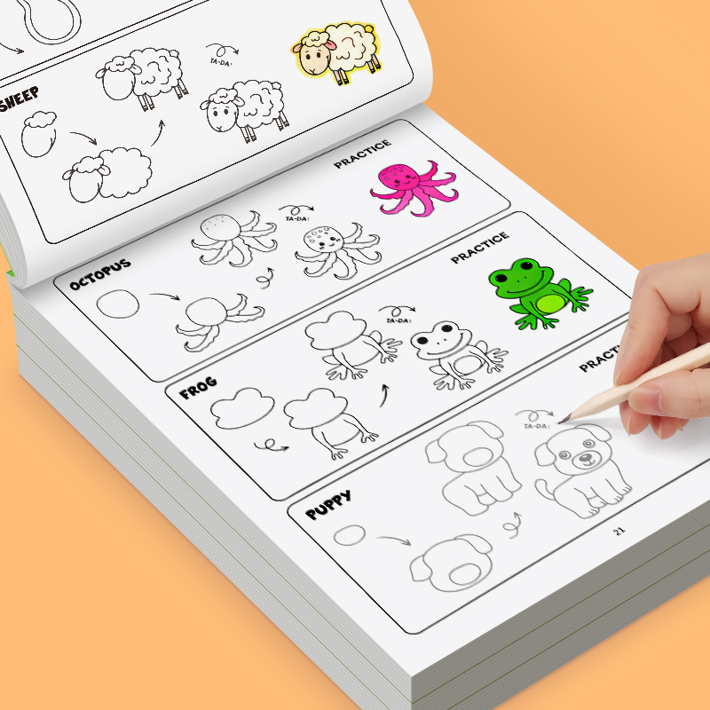 Libro de dibujo de animales pa - Kids Education Activities reseña y precio