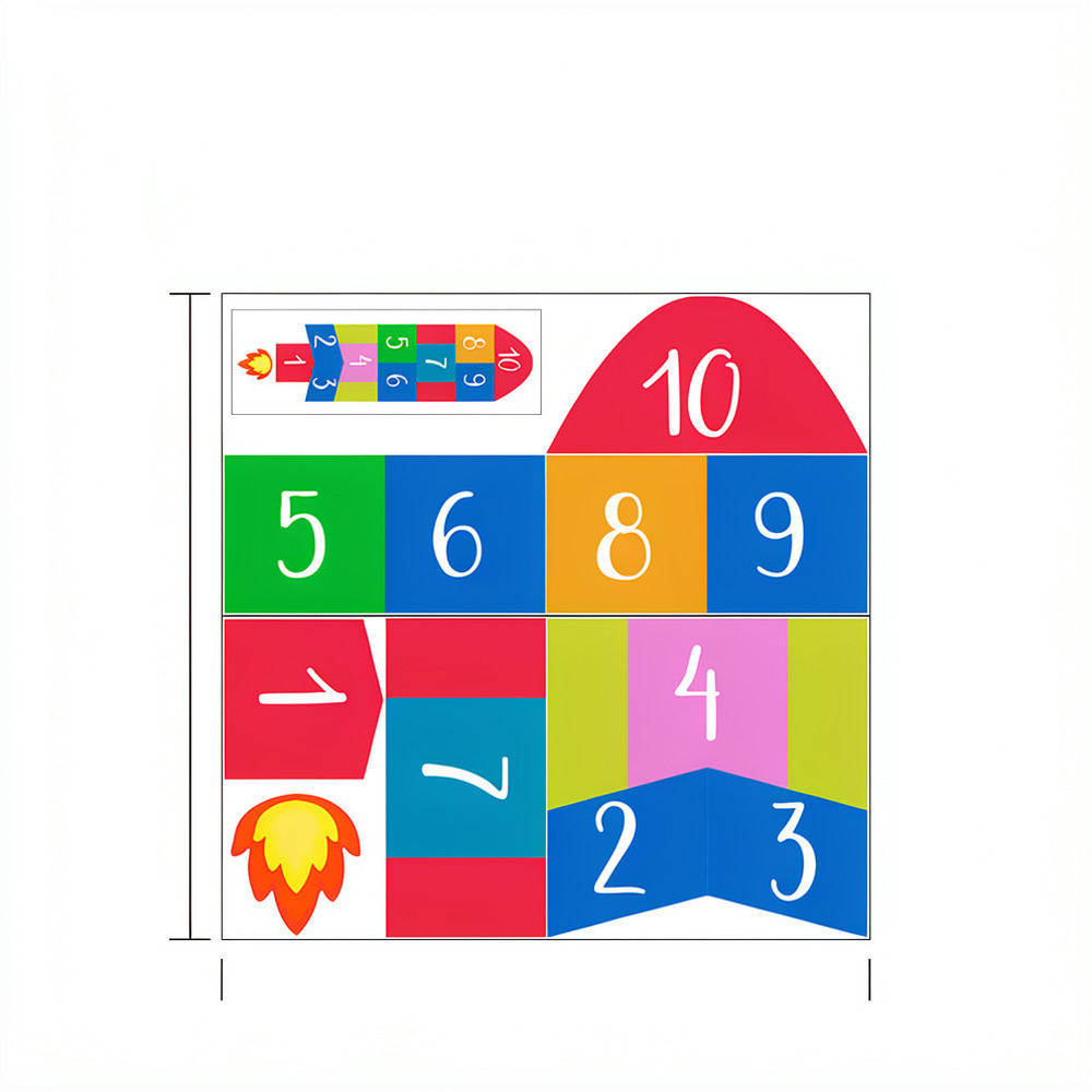Pegatina de pared con diseño d - Kids Education Number reseña y precio