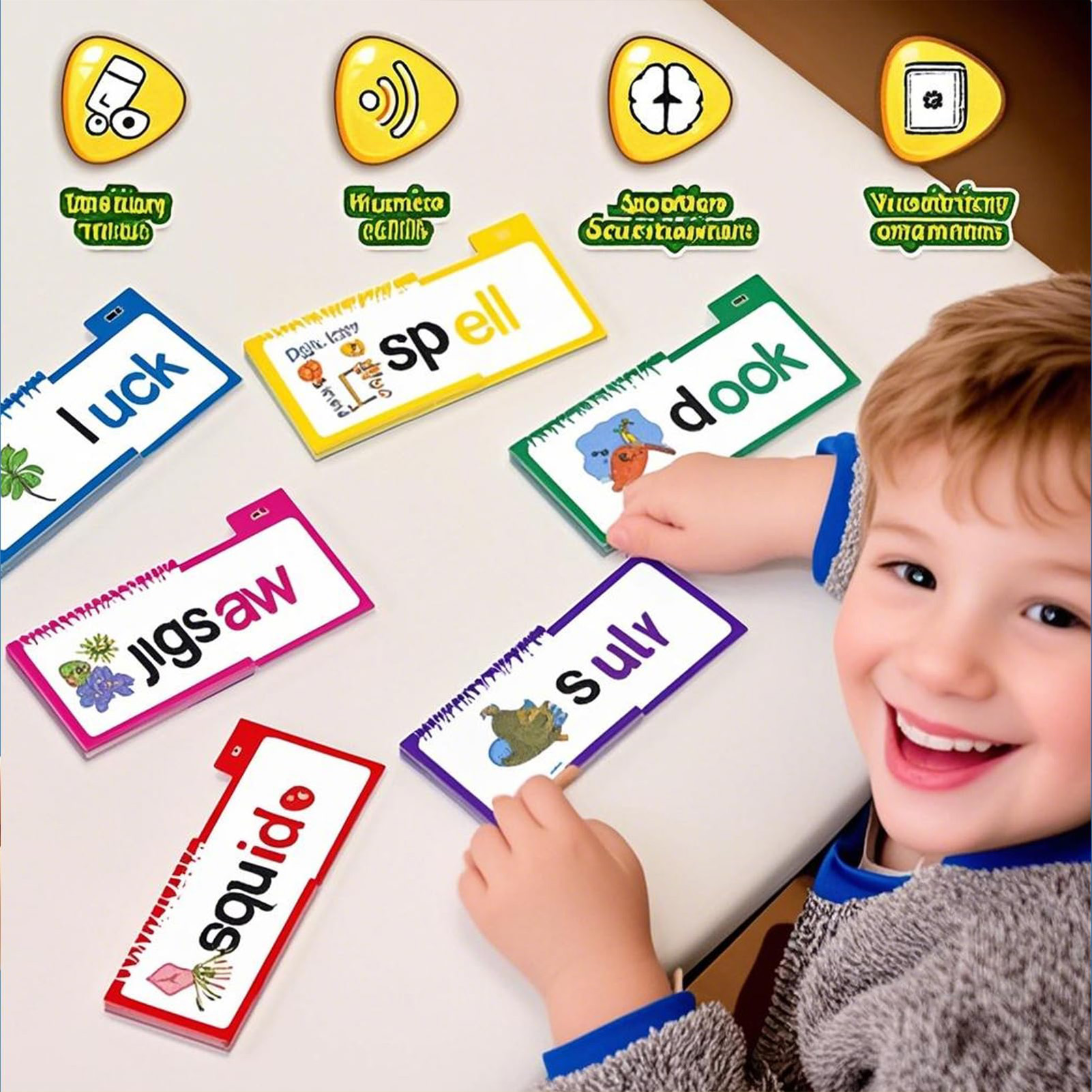 Tarjetas de Fonética Laminadas - Kids Education Rhymes reseña y precio