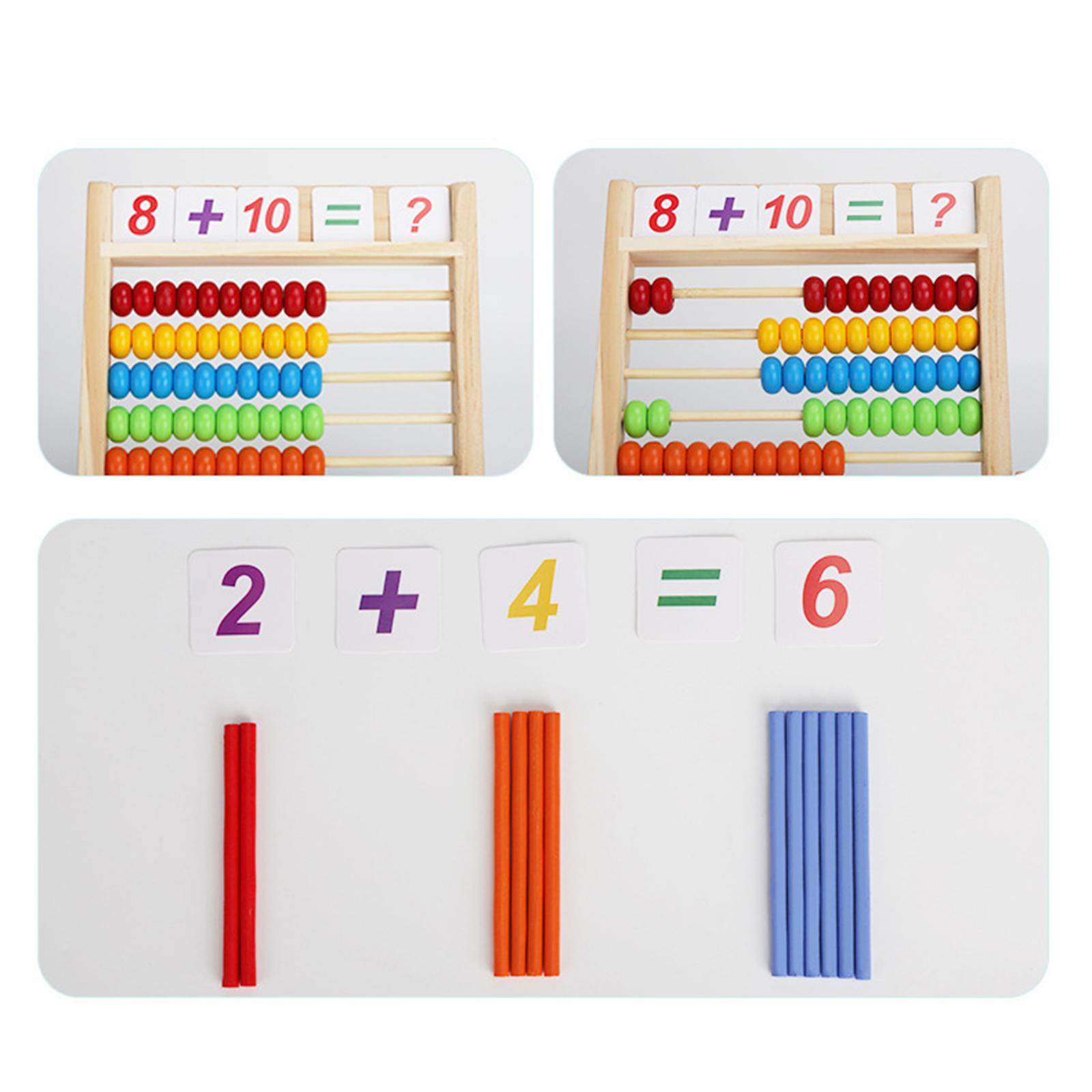 Ábaco de madera educativo, jug - Kids Education Number reseña y precio