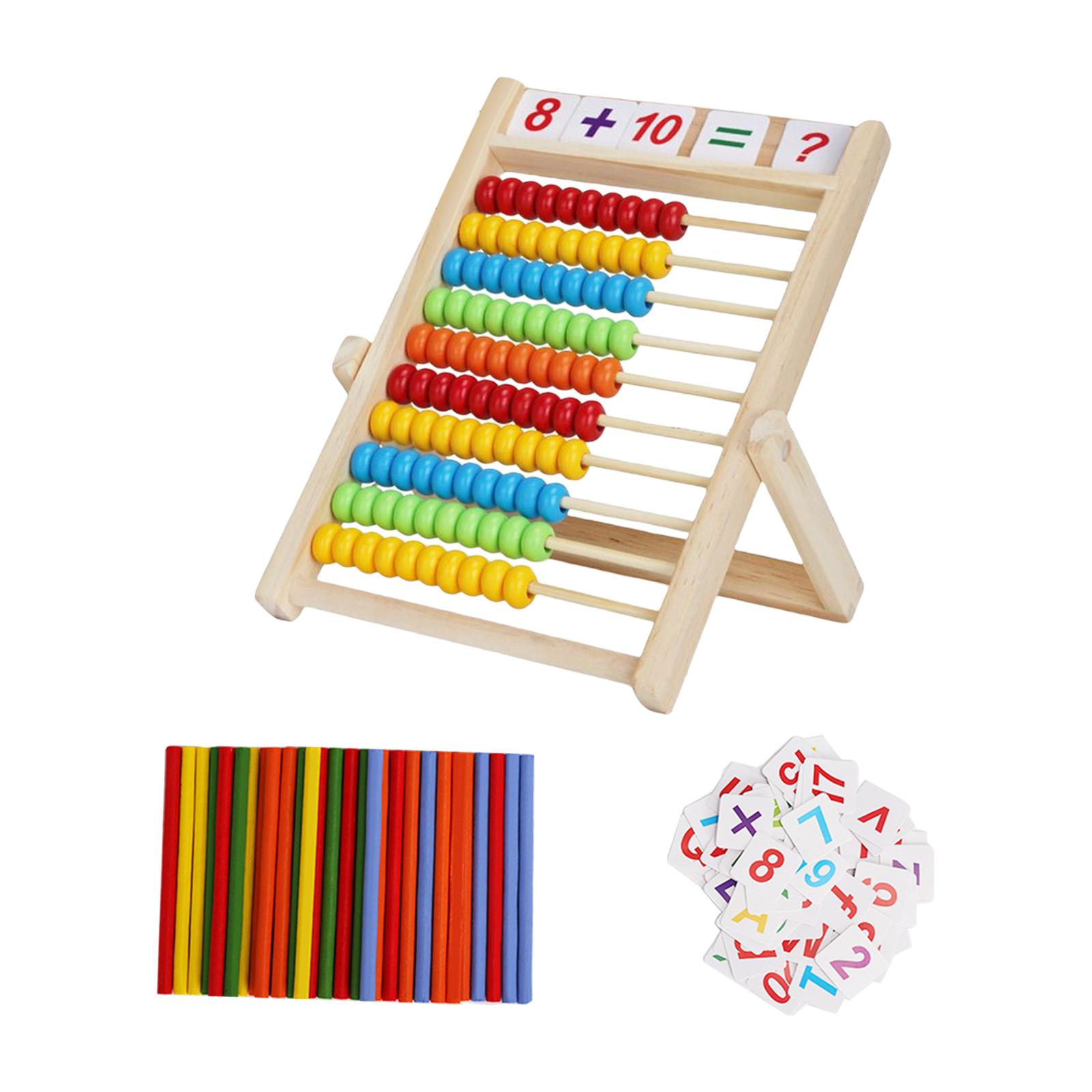 Ábaco de madera educativo, jug - Kids Education Number reseña y precio