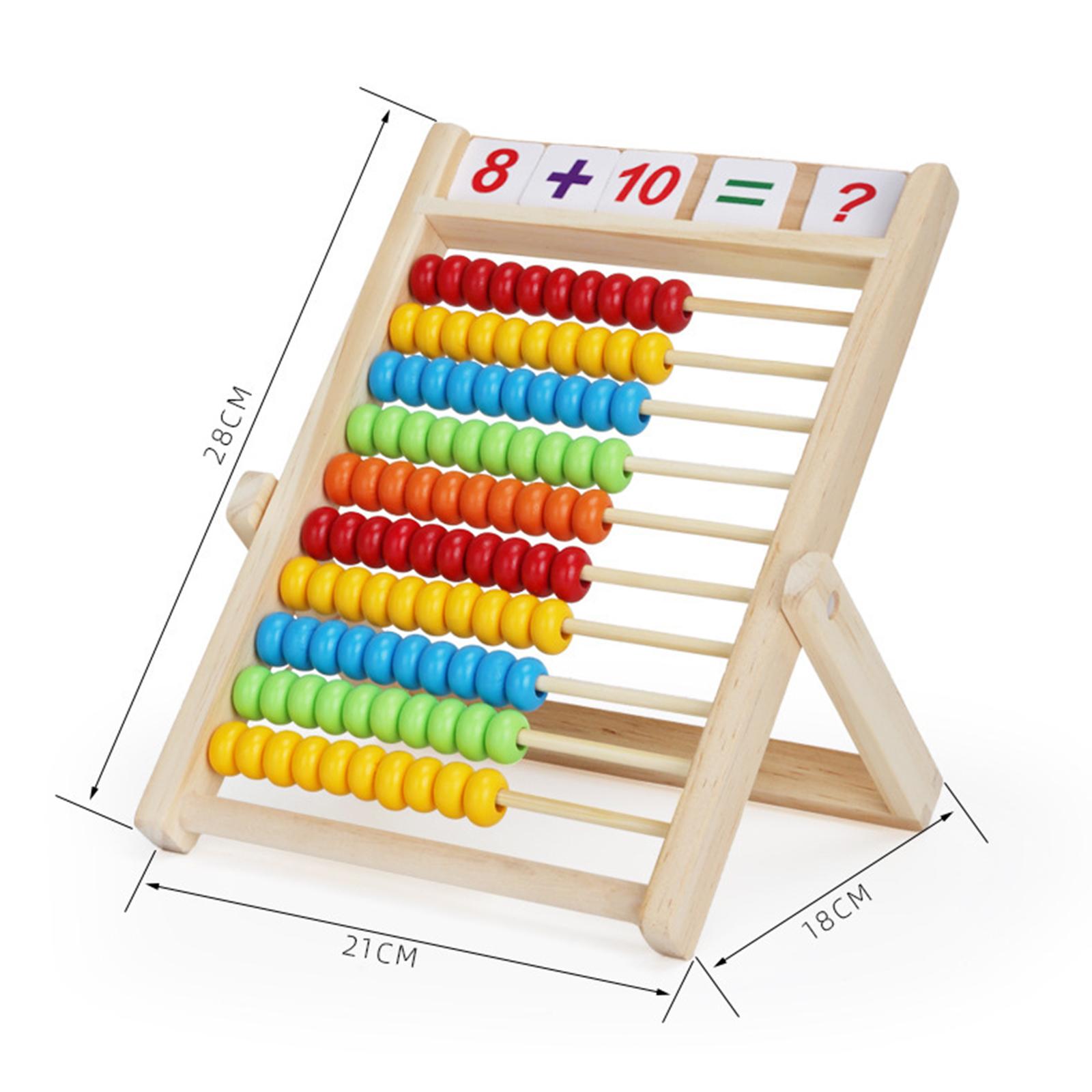 Ábaco de madera educativo, jug - Kids Education Number reseña y precio