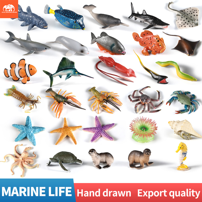 Set de Figuras de Animales Mar - Kids First Education reseña y precio
